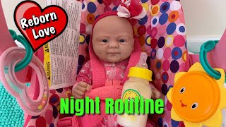 Silicone Baby Natalie's Night Routine Reborn Role Play