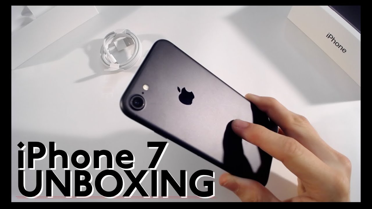 iPhone 7 Unboxing , présentation complete, Full HD. 16.09.16