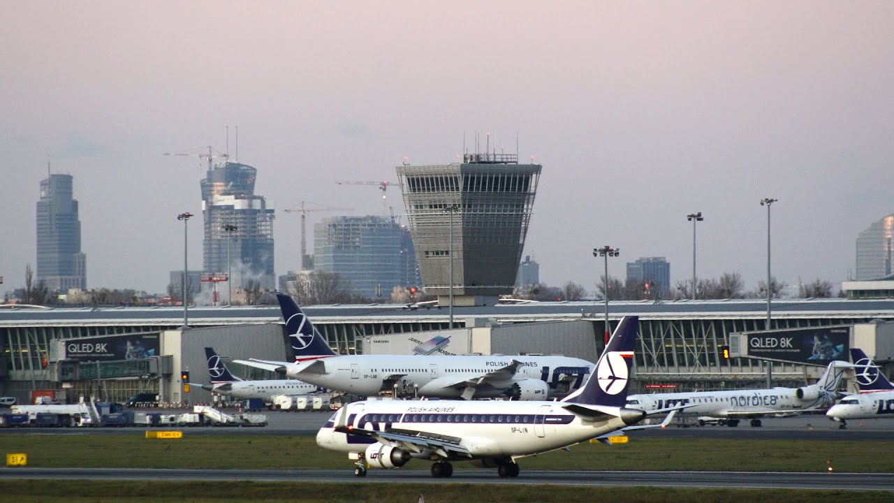30 Minutes Planespotting Warsaw Chopin Airport EPWA/WAW YouTube