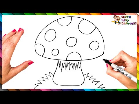 Details 171+ mushroom drawing for kids best