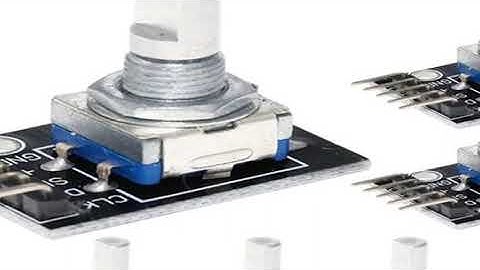 1-8PCS KY-040 360 Degrees Rotary Encoder Module with Knob Cap 5V Brick Sensor Switch Development Boa