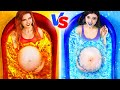 Hot Pregnant vs Cold Pregnant! Funny Pregnancy Situations