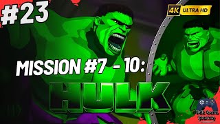 The Hulk (2003) Walkthrough | Missions 7–10 | Alcatraz Rescue Arc | 4K 60FPS | No Commentary
