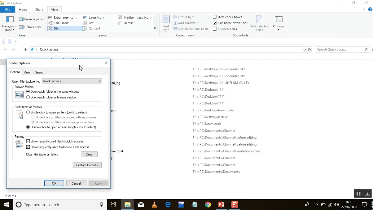 How to Remove Quick Access from Windows In Hindi 2018 New
