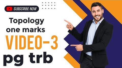 Topology one marks video-3