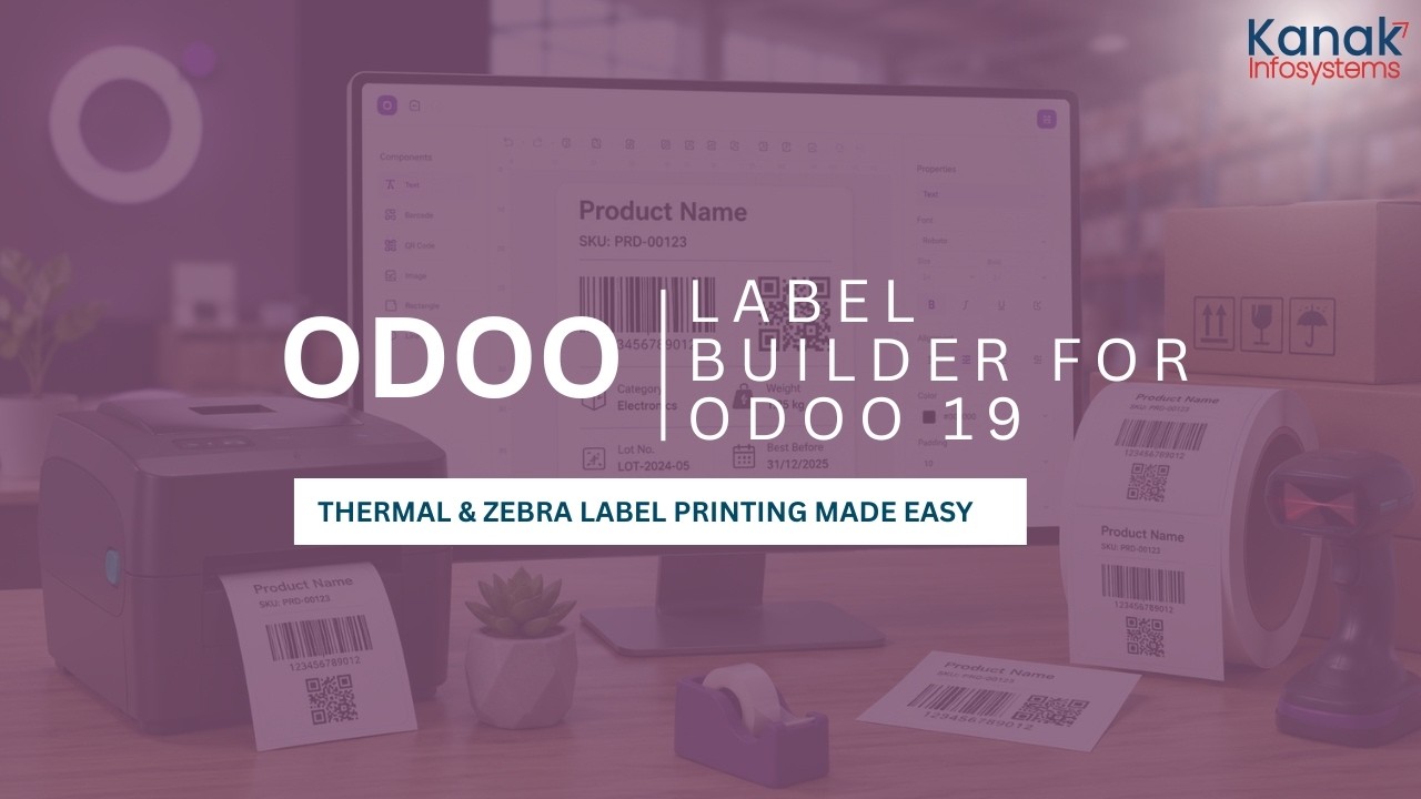 Label Builder for Odoo 19 | Thermal & Zebra Label Printing Made