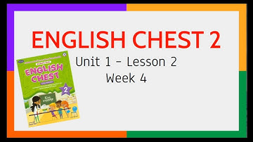 Grade 2: Unit 1 - Lesson 2 ( Week 4 )