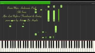 Bruno Mars - After Last Night W/Thundercat & Bootsy - Piano Cover By Antonio De Angelis