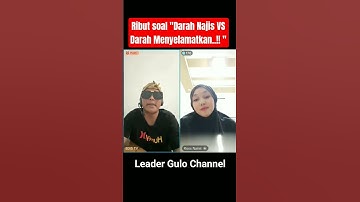 Debat Sama Ribut Soal D*r*h Najis VS Menyelamatkan #leadergulo #shorts