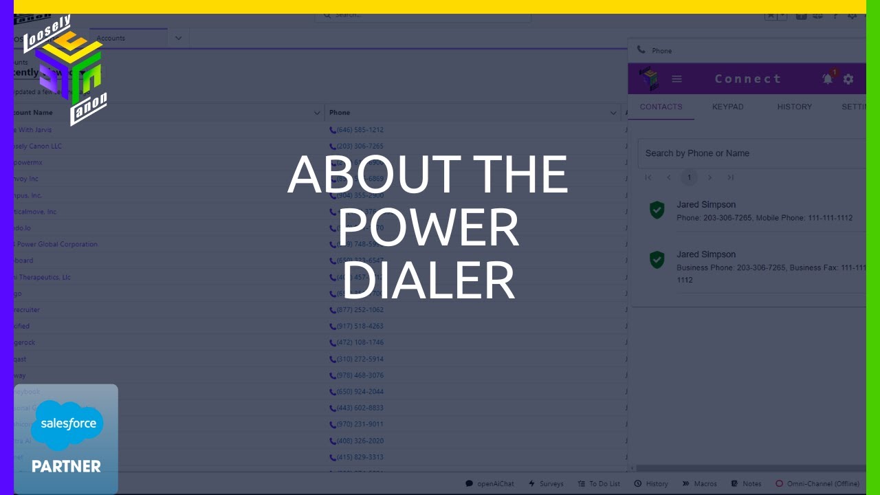 Canon Connect Power Dialer - YouTube