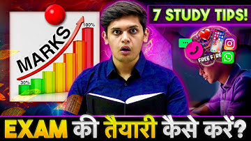 7 Best Exam Tips to Score HIGH Marks🔥| How to Study for Exams| Prashant Kirad