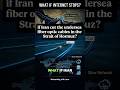 What If Iran Cuts Undersea Internet Cables? Strait of Hormuz Explained