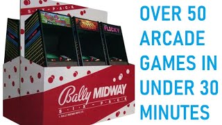 Meer dan 50 Bally/Midway arcade games in minder dan 30 minuten