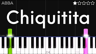 ABBA - Chiquitita | EASY Piano Tutorial chords