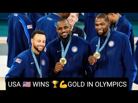 Team USA receive their GOLD MEDALS and LeBron James Wins MVP of Olympics