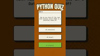 Python Pandas drop NAs - can you answer this?