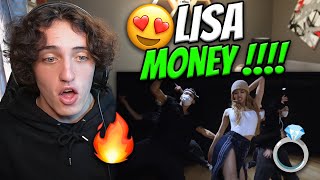 LISA - 'MONEY' DANCE PRACTICE VIDEO (MY TRUE WIFEEE💍) - REACTION !!!