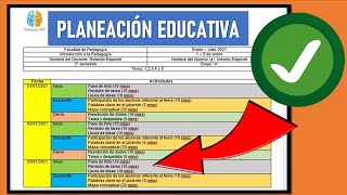 TUTORIAL: Cómo Hacer una PLANEACIÓN DIDÁCTICA 2022 | Pedagogía