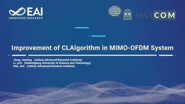 Improvement of CLAlgorithm in MIMO-OFDM System