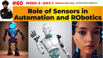60 W3 D1 PART 2 Role of Sensors in Automation and Robotics