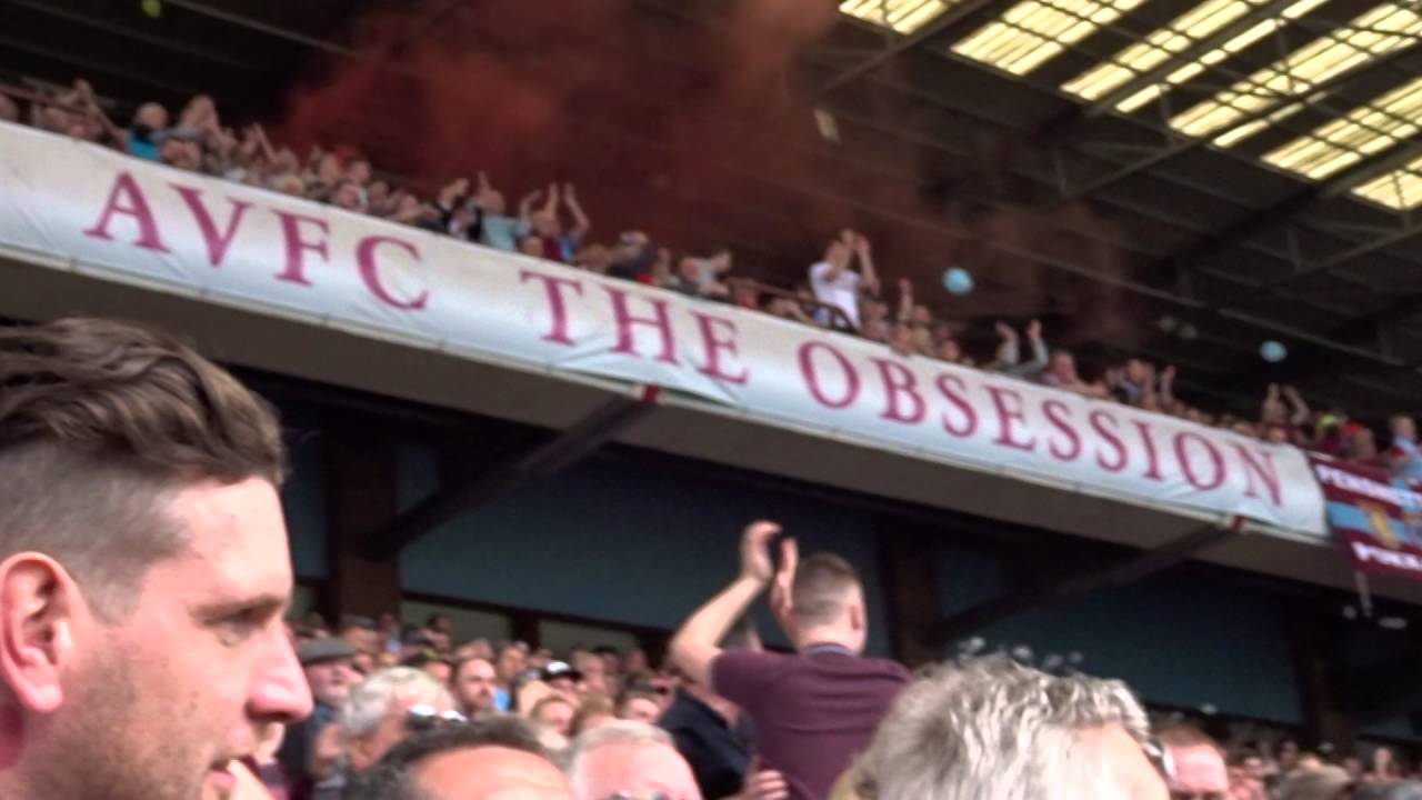 Aston Villa v Newcastle 7/5/16 Randy Lerner Protest - YouTube