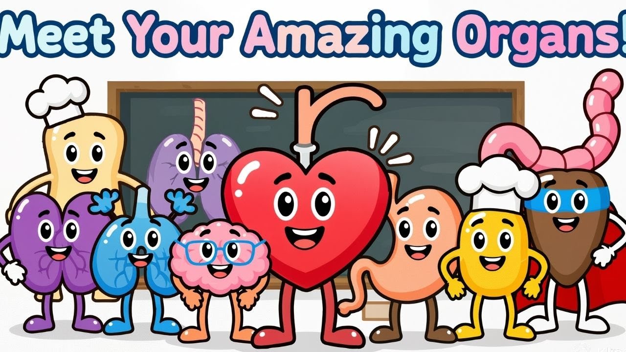 Learn Human Internal Organ | Vocabulary Stories