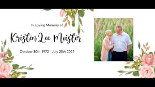 Kristens Memorial Service 7/31/2021