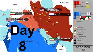 Israeli–United States strikes on Iran: Day 8