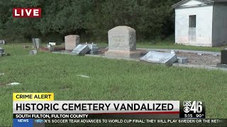Community responds to vandals targeting historical cemetery