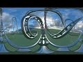 Test Riding Roller Coaster BluffTitler - VR 360° VERSION