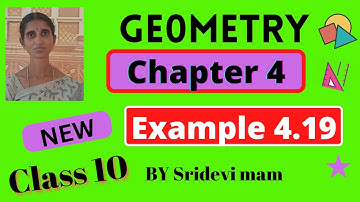 TN class 10 ch 4 geometry example 4.19 practical geometry by sridevi mam , maths  full book syllabus