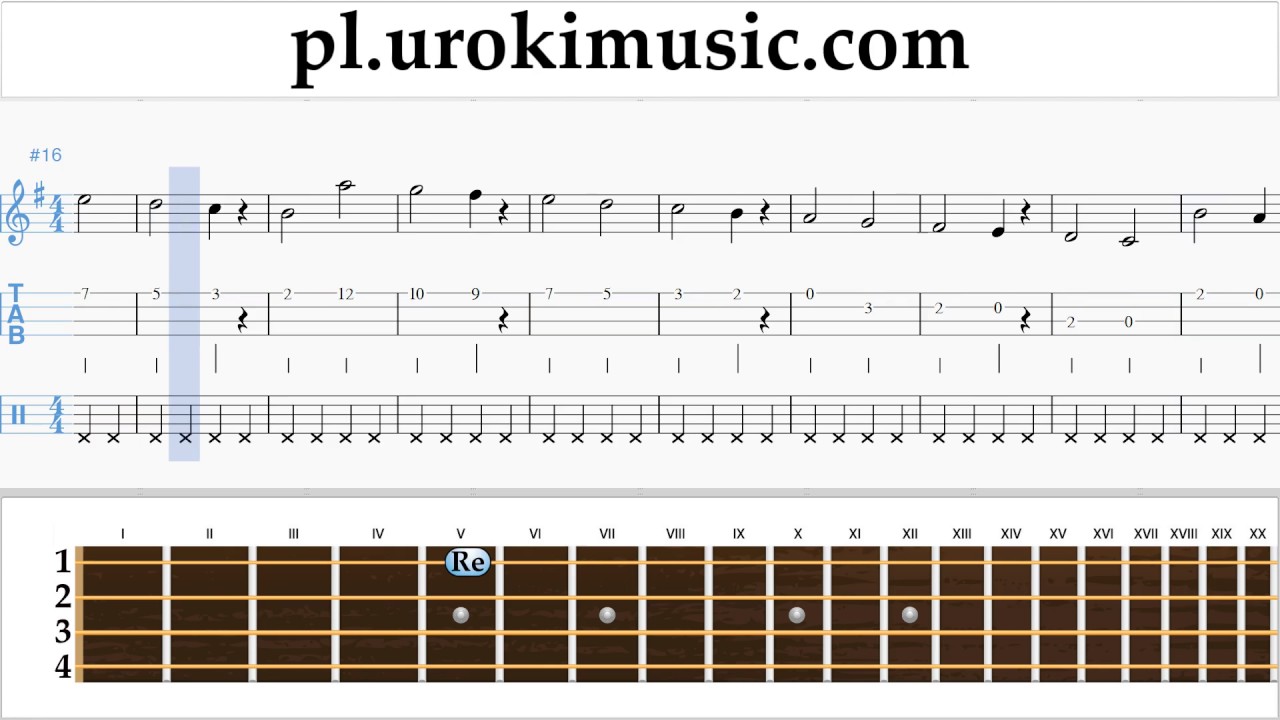 Jak Grać Na Ukulele Passenger Let Her Go Tabulatura Lekcje Część 1