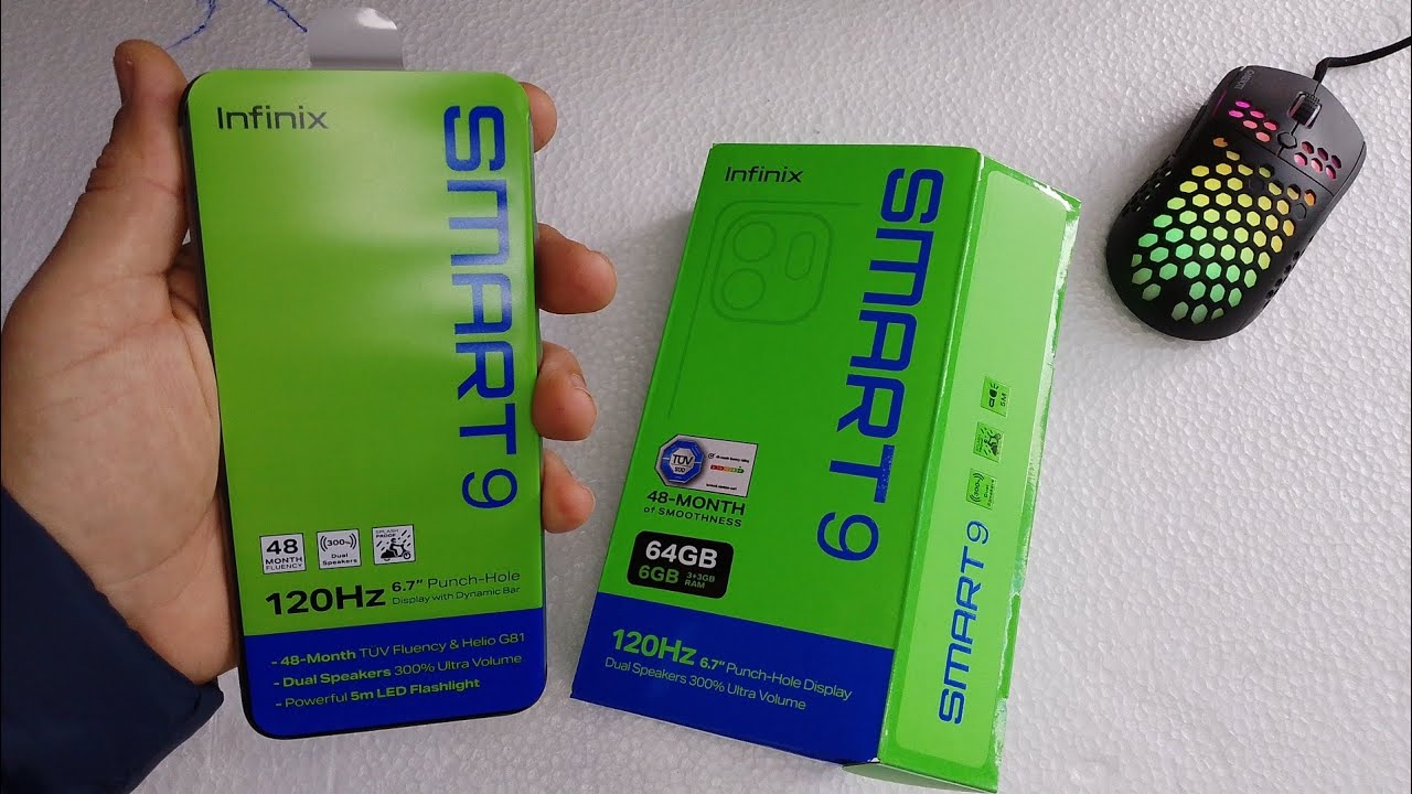 Unboxing infinix Smart 9 , Review, Test camera, price, fiche technique ...