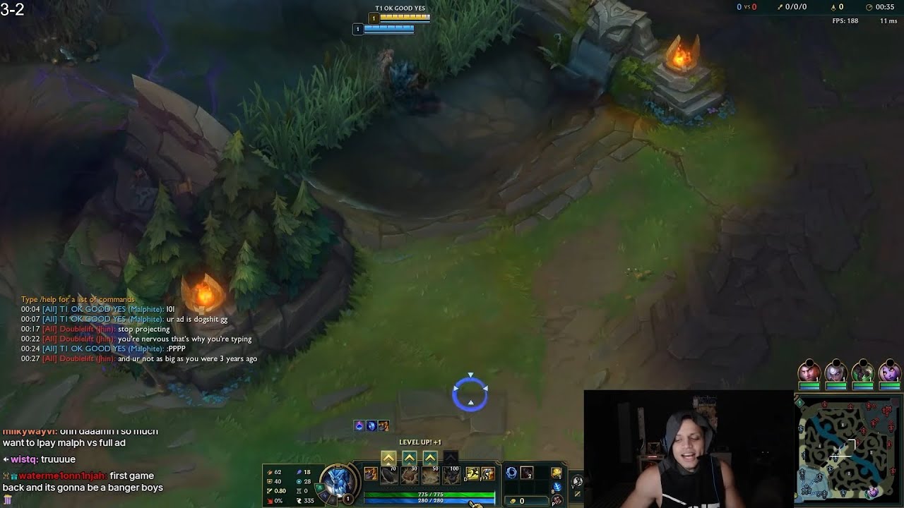 TYLER1 DESTROYS DOUBLELIFT THEN LOSES HIS MIND... 📉