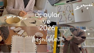 Üç Aylar Ve 2026 Hazırlıklarım, Hedeflerim, Planlarım
