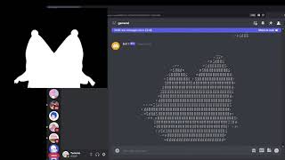 Bad apple but it's almost real time in discord at 30FPS and jittery because of Python restrictions
