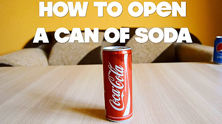 How to Open a Can of Soda Without Getting Splashed | Life Hack