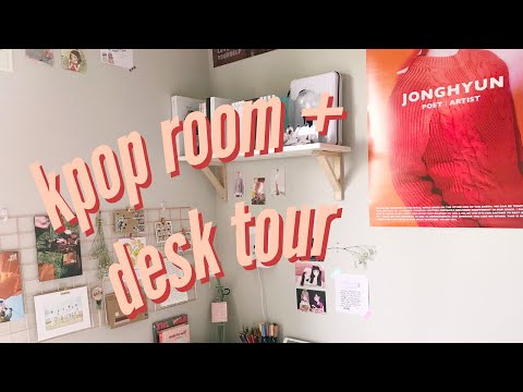 kpop room + desk tour (updated!) 🌱fall 2018