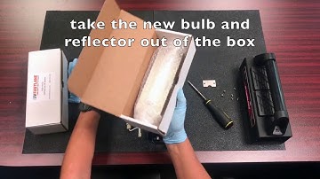 UV Fastlane Lamp and Reflector Change