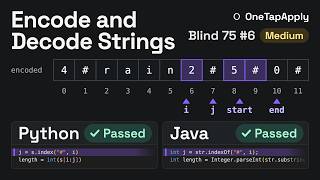Encode and Decode Strings - LeetCode 271 (Python & Java)