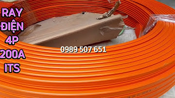Ray điện cầu trục 4P 200A, ray điện an toàn 4p 200a, ray điện hiệu its đài loan 4p 200a đài loan