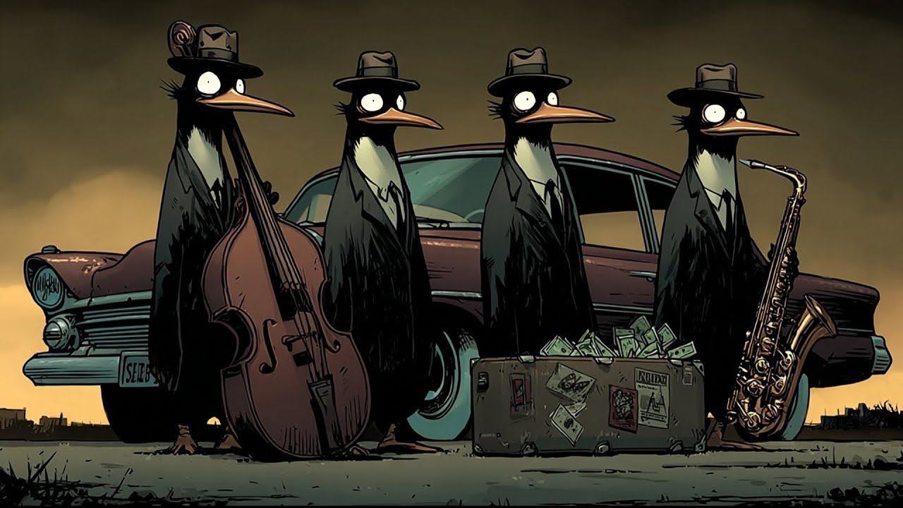 Ночной круиз пингвинов — Джаз для творческого обучения и концентрации