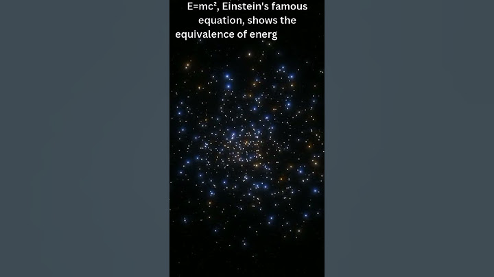 Mass and Energy | e=mc2 explained #shorts #E=MC²
