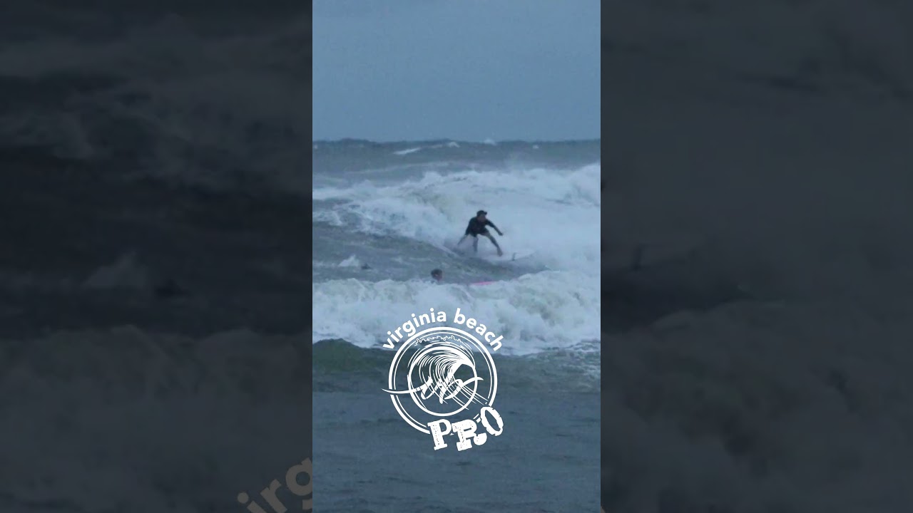 when Hurricane Erin turns on VB novelty it's ON! Parker Cohn is Virginia Beach Pro ready