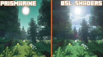 Prismarine Shaders vs BSL Shaders | Shader Comparison