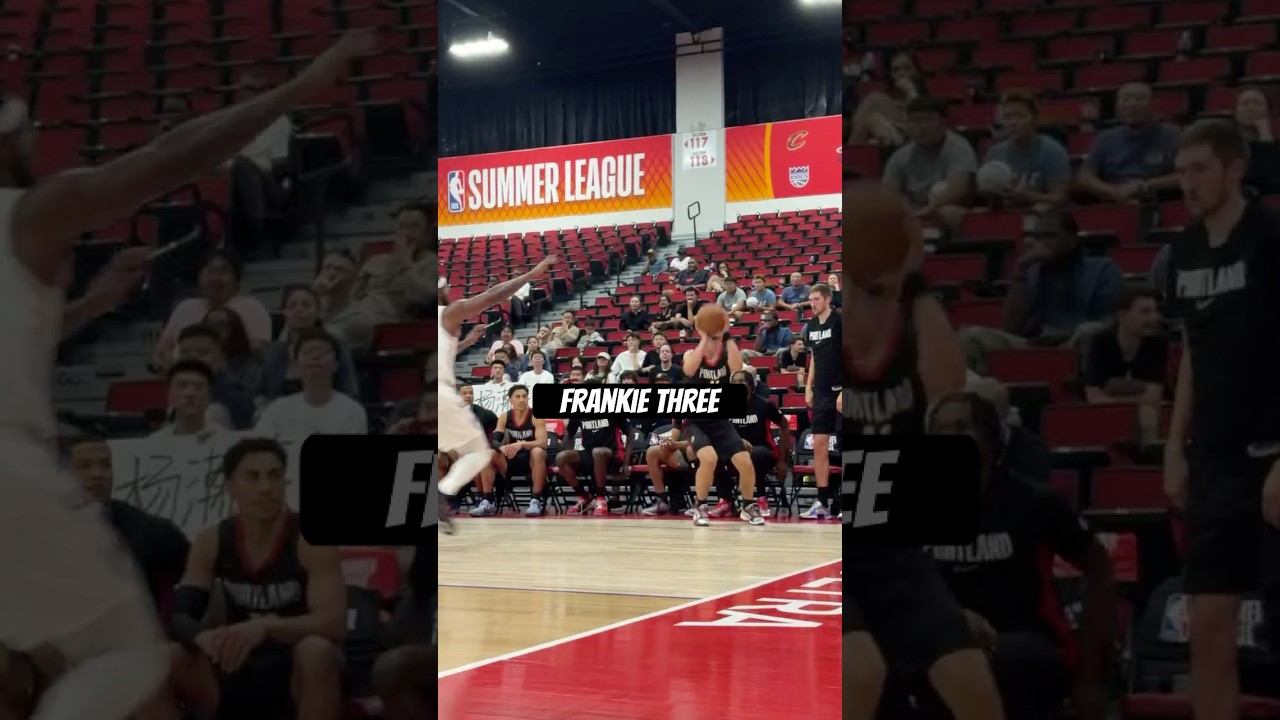Corner three from Frankie #basketball #nba #trailblazers #nbasummerleague