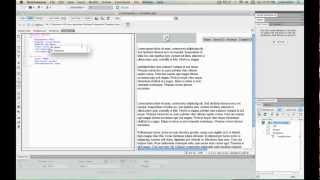 Creating a HTML5 website with template using Dreamweaver CS5 Tutorial - 4