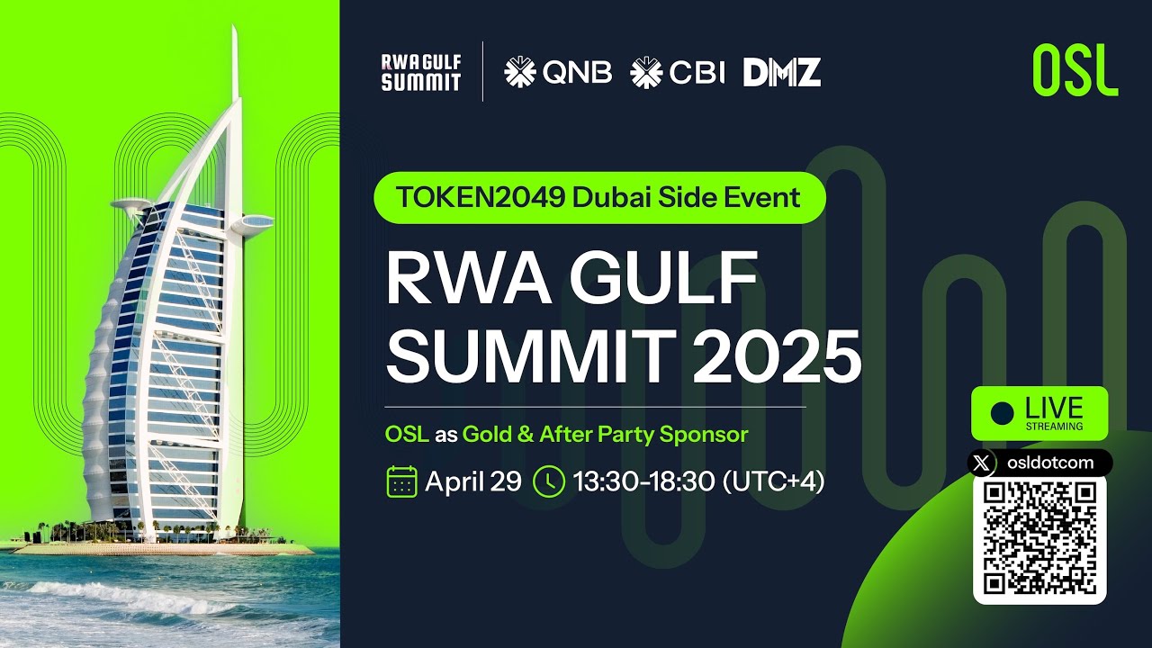 【LIVE】RWA GULF SUMMIT 2025｜TOKEN2049 Dubai Side Event