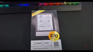 Ledger flex with 70$ Worth of Bitcoin as a gift