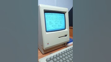 How to get online using a Macintosh 512K from 1984 #shorts #vintagecomputer